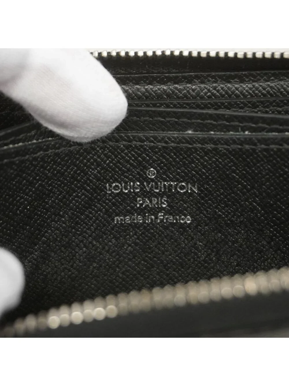 Louis Vuitton Coin Purse Damier Graphite Zippy Black Gray